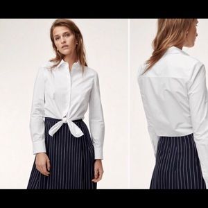 Babaton kanika shirt in blue small